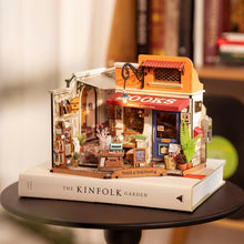 Diy Miniature House Kit: Corner Bookstore