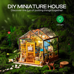 Diy Miniature House Kit: Cathy's Flower House