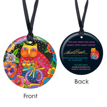 Laurel Burch Mother-Daughter in Flowers Year-round Keepsake Ornament
