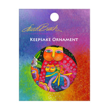 Laurel Burch Mother-Daughter in Flowers Year-round Keepsake Ornament