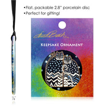 Laurel Burch Polka Dot Gatos Year-round Keepsake Ornament