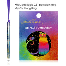 Laurel Burch Rainbow Cat Year-round Keepsake Ornament