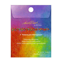 Laurel Burch Violet Dog Year-round Keepsake Ornament