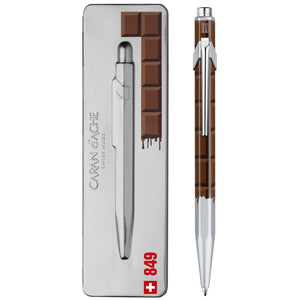 Caran D'ache Ballpoint Pen 849 Totally Swiss - Chocolate