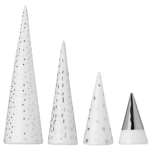 Rader Mini Winter Forest - Set of 4 - Silver