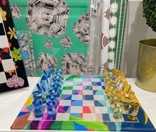 Eucalyptus Spring Acrylic Chess Set
