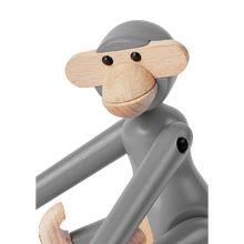 Kay Bojesen Monkey, Mini, Grey, H: 3.7"