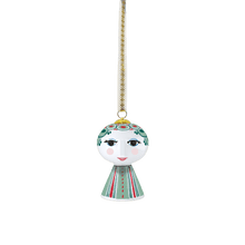 Bjørn Wiinblad Eva Christmas Ornament, Green, H: 3"