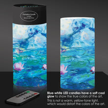 Monet Nympheas 6" LED Real Wax Candle with Remote