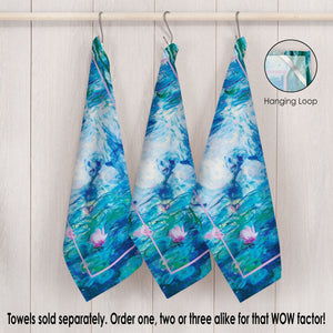 Monet Nympheas Cotton Tea Towel
