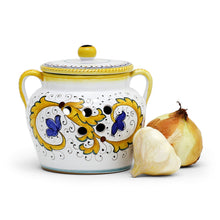 PERUGINO: NEW Garlic/Onion Jar Keeper with handles