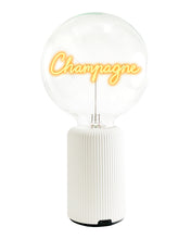 Bulb CHAMPAGNE Amber with Base Table Lamp PORTABLE Pop Nomad Pink
