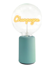 Bulb CHAMPAGNE Amber with Base Table Lamp PORTABLE Pop Nomad Pink