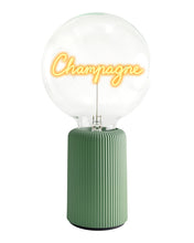 Bulb CHAMPAGNE Amber with Base Table Lamp PORTABLE Pop Nomad Pink
