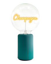 Bulb CHAMPAGNE Amber with Base Table Lamp PORTABLE Pop Nomad Pink