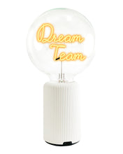 Bulb DREAM TEAM Amber with Base Table Lamp PORTABLE Pop Nomad Blue