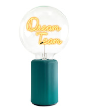 Bulb DREAM TEAM Amber with Base Table Lamp PORTABLE Pop Nomad Blue