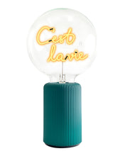 Bulb C'EST LA VIE Amber with Base Table Lamp PORTABLE Pop Nomad Pink