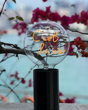 Bulb C'EST LA VIE Amber with Base Table Lamp PORTABLE Pop Nomad Pink