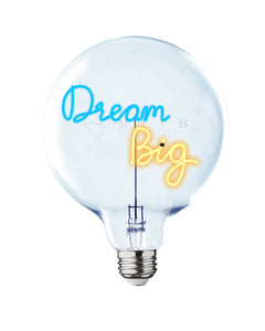 MITB Bulb DREAM BIG Blue/ Amber