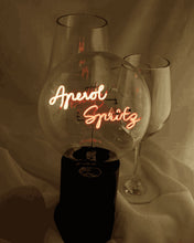 Bulb APEROL SPRITZ Amber/ Red with Base Table Lamp PORTABLE Black