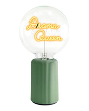 Bulb DRAMA QUEEN Amber with Base Table Lamp PORTABLE Pop Nomad Yellow