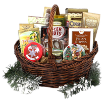 A Bountiful Holiday Harvest Gift Basket