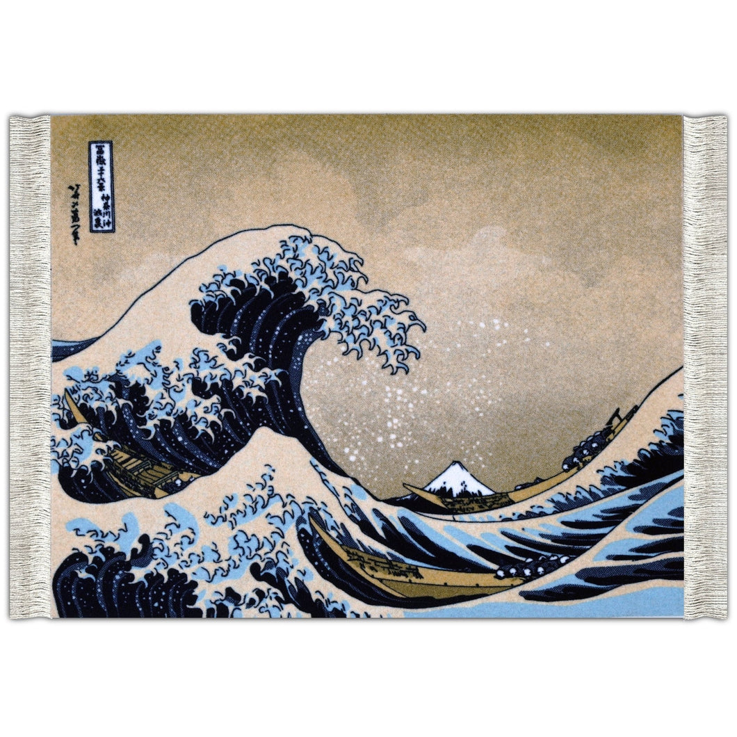 The Great Wave off Kanagawa by Katsushika Hokusai Mouse Rug