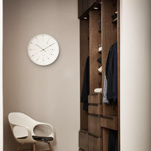 Arne Jacobsen Bankers Wall Clock, White, Extra Large, Ø: 18.9"