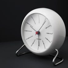 Arne Jacobsen Bankers Table Alarm Clock, Ø: 4.3"