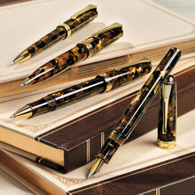 True Writer Slim Golden Dark Tortoise Pen