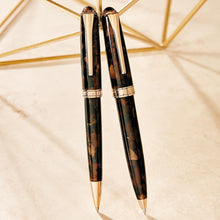True Writer Slim Golden Dark Tortoise Pen