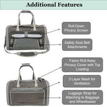 Mr. Peanut's Gold Series Standard Size Airline Compliant Expandable Pet Carrier V3.0