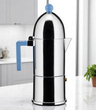 Alessi 9095 La Cupola Stovetop Espresso Coffee Maker Blue