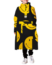 Kids Rain Poncho Smiley