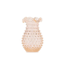 Hobnail Vase - Petal - Apricot Chiffon