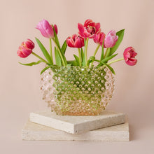 Hobnail Vase - Optic - Apricot Chiffon