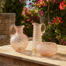 Hobnail Bowl - Large - Apricot Chiffon