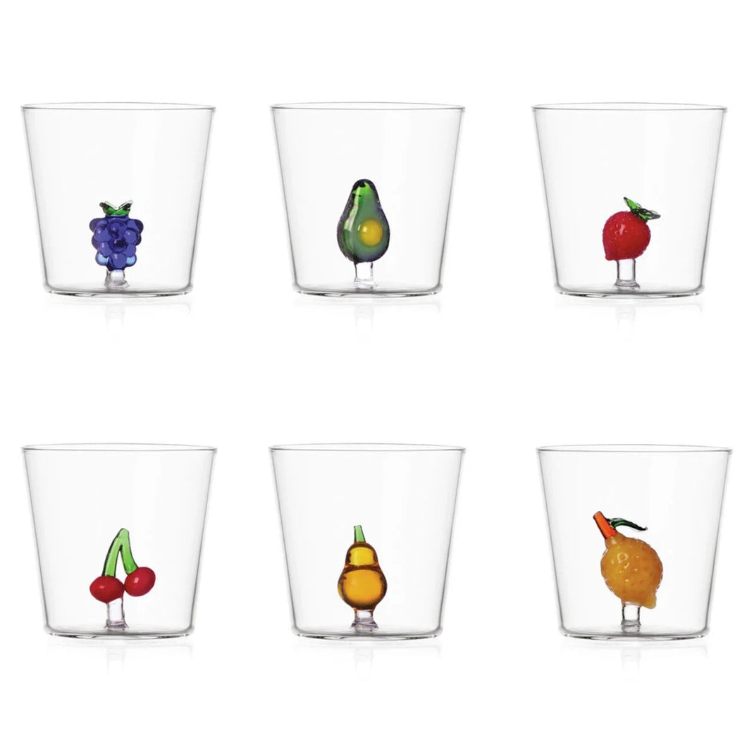 Ichendorf Fruits & Flowers Water Glass Set 6 pcs