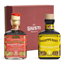 Aged Balsamic Vinegar of Modena and Olive Oil Set by Giusti