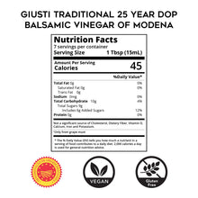 Aged 25 Years - DOP Traditional Balsamic Vinegar of Modena by Giusti