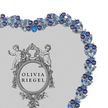 Contessa Heart Sapphire 3.5" Picture Frame