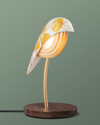 Desk Lamp BIRD Yellow Ginkgo
