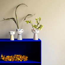 Bjørn Wiinblad Eva Vase, Yellow, H: 5.9"