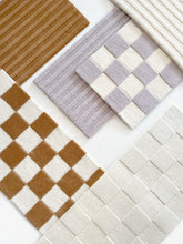 Maison Deux Rug CHECKERBOARD Lilac 2.6 x 8.2 ft