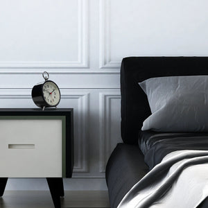 Factory Black Alarm Clock