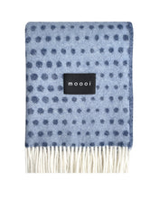 Maison Deux Blanket MOOOI BLOOMING SEADRAGON Denim