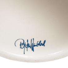 Bjørn Wiinblad Eva Bowl on Stand, Blue, Ø: 9.4"