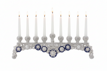 Blue & White Charisma Menorah