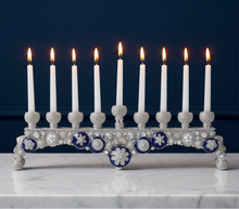 Blue & White Charisma Menorah